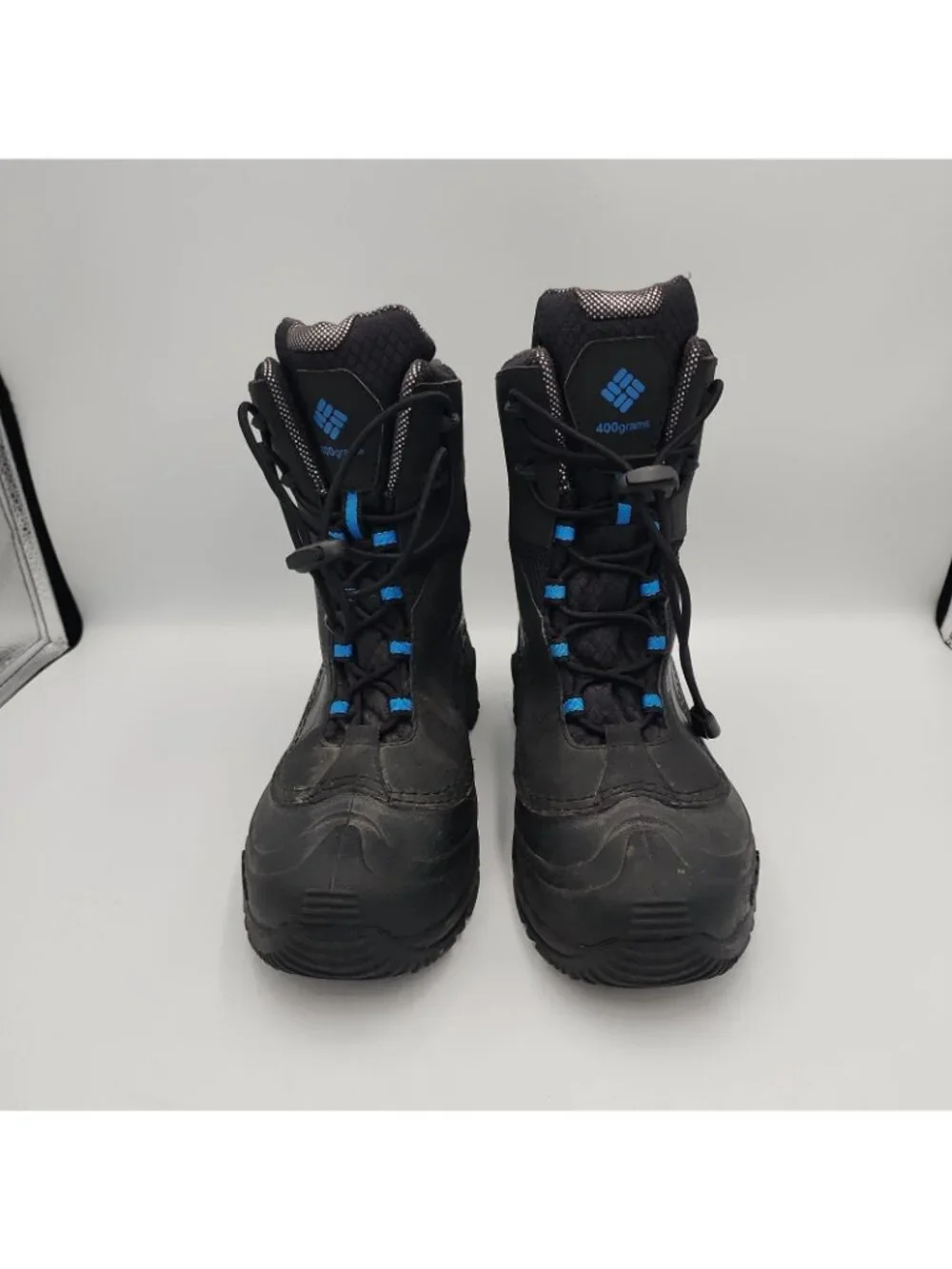 Columbia Youth Kids Boy Bugaboot Plus IV Omni-Heat Winter Snow Boots Black SZ 5